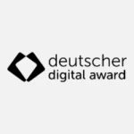 Official Deutscher Digital Award DDA logo emblem representing premier digital craft and software innovation in Germany.